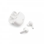 PASCAL. Fone de ouvido wireless com autonomia de 6h, em ABS 100% reciclado - Branco