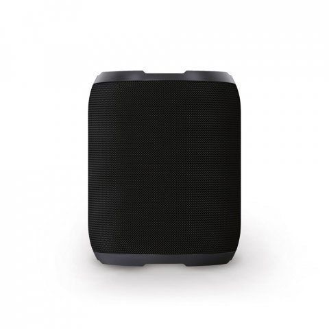 AVICENNA. Caixa de som &agrave; prova de &aacute;gua (IPX6), em ABS 100% reciclado (2.600 mAh) - Preto