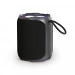 AVICENNA. Caixa de som &agrave; prova de &aacute;gua (IPX6), em ABS 100% reciclado (2.600 mAh) - Preto