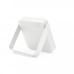 DIPSTER. Coluna port&aacute;til com prote&ccedil;&atilde;o &agrave; prova d'&aacute;gua (IPX7) e autonomia de 11h (1.800 mAh), em ABS 100% reciclado - Branco