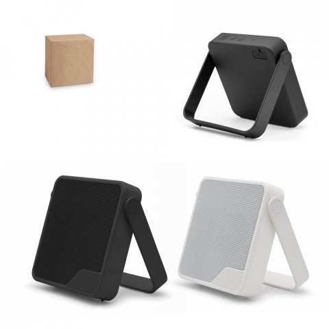 DIPSTER. Coluna port&aacute;til com prote&ccedil;&atilde;o &agrave; prova d'&aacute;gua (IPX7) e autonomia de 11h (1.800 mAh), em ABS 100% reciclado