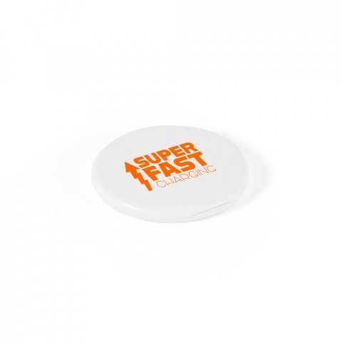 SYSTROM. Conjunto cabo e adaptadores de carregamento super-r&aacute;pido, em ABS 100% reciclado - Branco