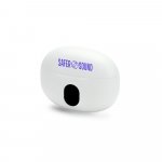 CAETANO. Fones de ouvido wireless com autonomia de 4h (200 mAh), em ABS 100% reciclado - Branco