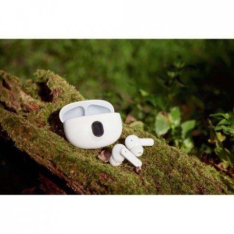 CAETANO. Fones de ouvido wireless com autonomia de 4h (200 mAh), em ABS 100% reciclado