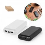 LEAKEY 20. Bateria port&aacute;til em ABS 100% reciclado (20.000 mAh)
