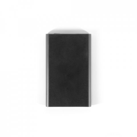 WRIGHT 5. Bateria port&aacute;til magn&eacute;tica com carregamento super-r&aacute;pido em alum&iacute;nio reciclado e ABS reciclado (5.000 mAh) - Preto