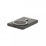 WRIGHT 5. Bateria port&aacute;til magn&eacute;tica com carregamento super-r&aacute;pido em alum&iacute;nio reciclado e ABS reciclado (5.000 mAh) - Preto