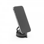 KEPLER. Suporte magn&eacute;tico para celular com sistema de fixa&ccedil;&atilde;o em v&aacute;cuo para superf&iacute;cies lisas e n&atilde;o lisas (rota&ccedil;&atilde;o de 360&ordm;) - Preto