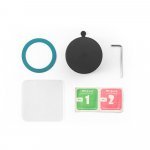 KEPLER. Suporte magn&eacute;tico para celular com sistema de fixa&ccedil;&atilde;o em v&aacute;cuo para superf&iacute;cies lisas e n&atilde;o lisas (rota&ccedil;&atilde;o de 360&ordm;) - Preto