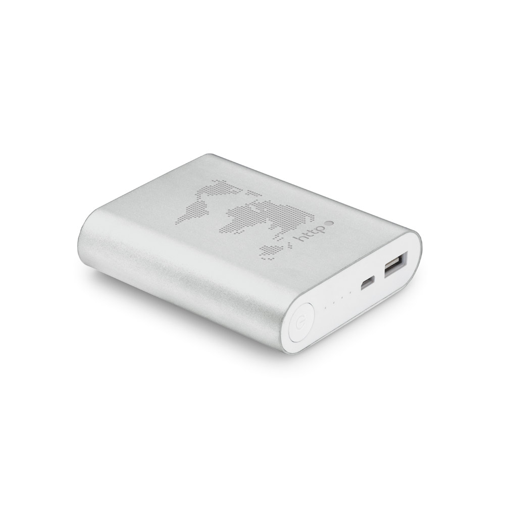 Bateria portátil em alumínio e bateria de lítio (8.000 mAh) — foto 4