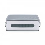 JOUNCER. Caixa de som com microfone e autonomia de 7h (5.200 mAh), em ABS 100% reciclado - Cromado