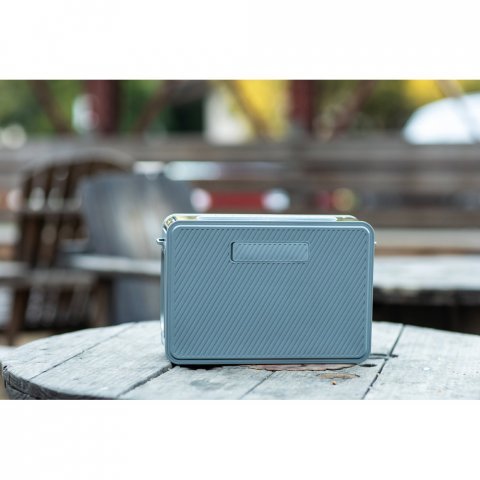JOUNCER. Caixa de som com microfone e autonomia de 7h (5.200 mAh), em ABS 100% reciclado