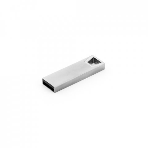 PENROSE 32GB. Pen drive com mem&oacute;ria COB em alum&iacute;nio 32 GB - Cromado satinado