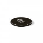 JOULE. Carregador por indu&ccedil;&atilde;o super-r&aacute;pido, em ABS 100% reciclado e alum&iacute;nio 100% reciclado - Preto