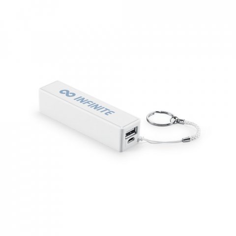 BIT 1.6. Bateria port&aacute;til em ABS (1.600 mAh) - Branco
