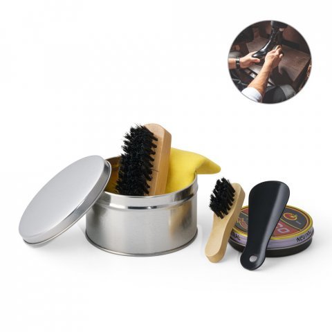 COBB. Kit de limpeza de sapatos com 6 pe&ccedil;as