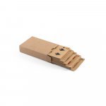 FISCHER. Baralho de 54 cartas clássicas em papel kraft - Preto