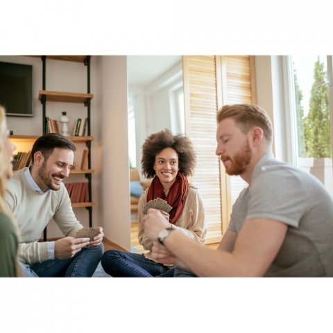 FISCHER. Baralho de 54 cartas clássicas em papel kraft