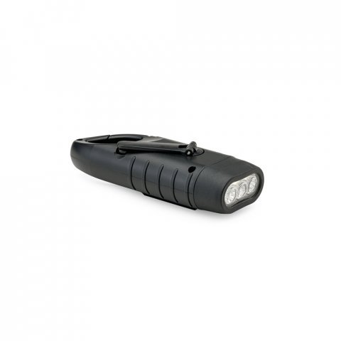 SOLARKY. Lanterna compacta de 0.5 W em ABS, com 3 LEDs brancos com 90 lumens - Preto