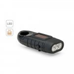 SOLARKY. Lanterna compacta de 0.5 W em ABS, com 3 LEDs brancos com 90 lumens