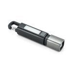 WIGGINS. Lanterna em ABS, com luz LED 2 W (53 l&uacute;mens) na parte frontal e luz COB (53 l&uacute;mens) na parte superior - Preto