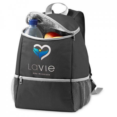 JAIPUR. Cooler. Mochila t&eacute;rmica em 600D 9 L - Preto