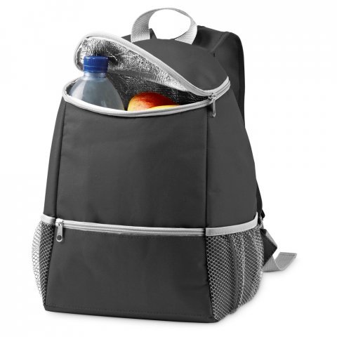 JAIPUR. Cooler. Mochila t&eacute;rmica em 600D 9 L - Preto