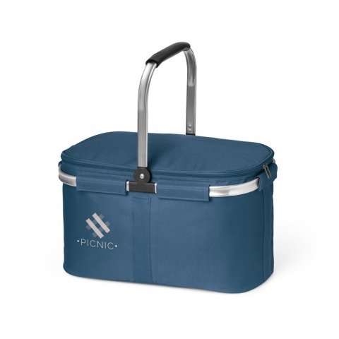 BASKIT. Cooler. Sacola t&eacute;rmica flex&iacute;vel em 600D 25 L - Azul