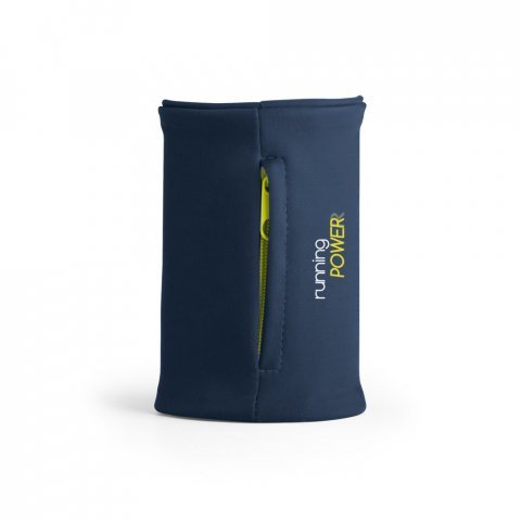 PICCHU. Punho el&aacute;stico em poli&eacute;ster com bolso com z&iacute;per - Azul