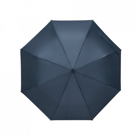 CIMONE. Guarda-chuva, dobr&aacute;vel, em poli&eacute;ster 100% reciclado com abertura autom&aacute;tica - Azul