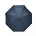 CIMONE. Guarda-chuva, dobr&aacute;vel, em poli&eacute;ster 100% reciclado com abertura autom&aacute;tica - Azul