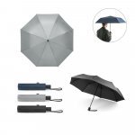 CIMONE. Guarda-chuva, dobr&aacute;vel, em poli&eacute;ster 100% reciclado com abertura autom&aacute;tica