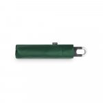 ARON. Guarda-chuva, dobr&aacute;vel, de 21'' em poli&eacute;ster 100% reciclado pongee 190T - Verde escuro