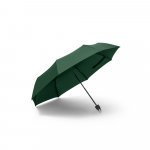 ARON. Guarda-chuva, dobr&aacute;vel, de 21'' em poli&eacute;ster 100% reciclado pongee 190T - Verde escuro