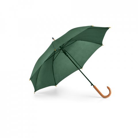 PATTI. Guarda-chuva em poli&eacute;ster 190T com abertura autom&aacute;tica - Verde escuro