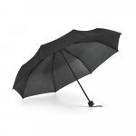 MARIA. Guarda-chuva, dobr&aacute;vel, em poli&eacute;ster 190T - Preto