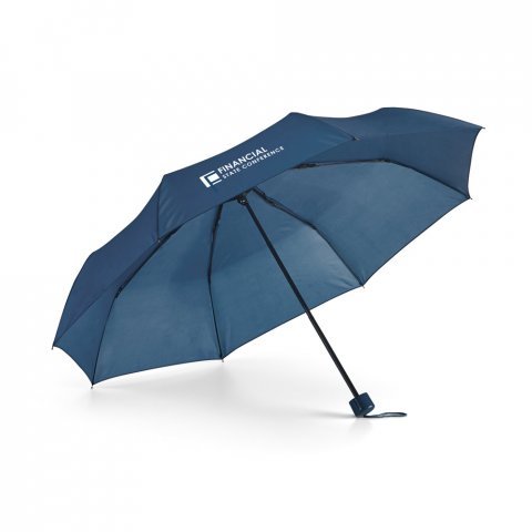 MARIA. Guarda-chuva, dobr&aacute;vel, em poli&eacute;ster 190T - Azul