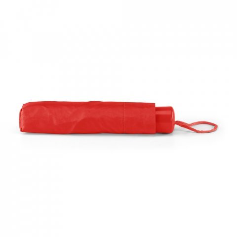 MARIA. Guarda-chuva, dobr&aacute;vel, em poli&eacute;ster 190T - Vermelho