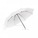 MARIA. Guarda-chuva, dobr&aacute;vel, em poli&eacute;ster 190T - Branco