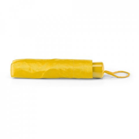MARIA. Guarda-chuva, dobr&aacute;vel, em poli&eacute;ster 190T - Amarelo