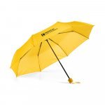 MARIA. Guarda-chuva, dobr&aacute;vel, em poli&eacute;ster 190T - Amarelo