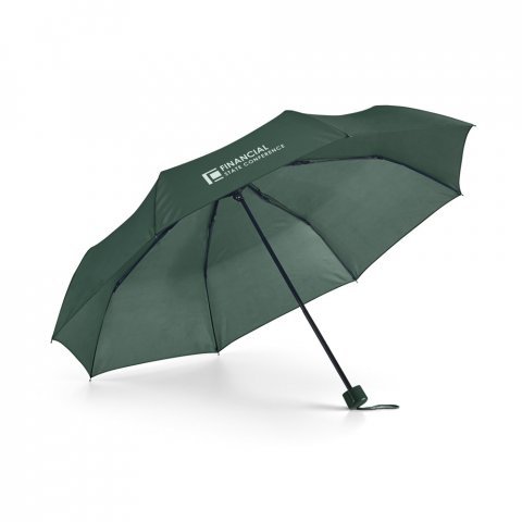 MARIA. Guarda-chuva, dobr&aacute;vel, em poli&eacute;ster 190T - Verde escuro