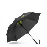 ALBERTA. Guarda-chuva em pongee 190T com abertura autom&aacute;tica - Verde claro