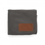 COZY. Manta em tecido polar, 100% poli&eacute;ster reciclado (100% rPET) (140 g/m&sup2;) - Cinza escuro