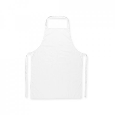 CUMIN. Avental de algod&atilde;o sarjado (180 g/m&sup2;) - Branco