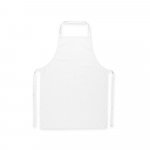 CUMIN. Avental de algod&atilde;o sarjado (180 g/m&sup2;) - Branco