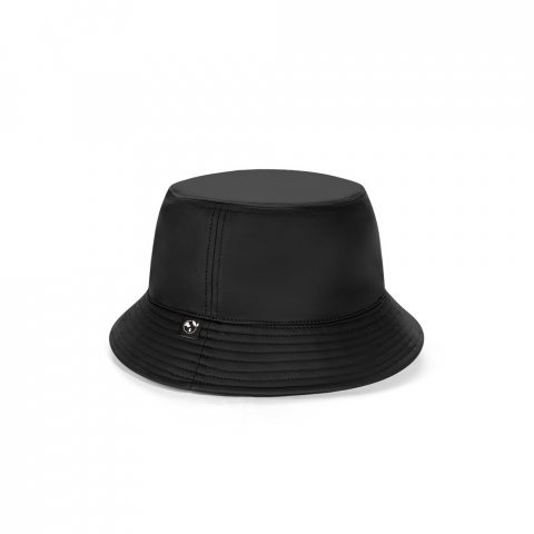 MASON. Panam&aacute; em poli&eacute;ster 100% reciclado - Preto