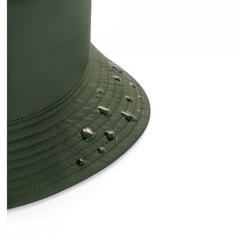 MASON. Panam&aacute; em poli&eacute;ster 100% reciclado - Verde escuro