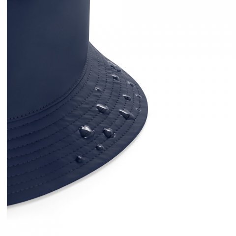 MASON. Panam&aacute; em poli&eacute;ster 100% reciclado - Azul marinho