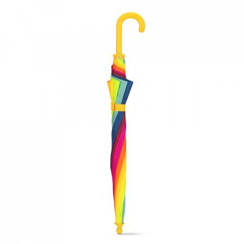 OLIVIA. Guarda-chuva colorido para crian&ccedil;a de 19" em poli&eacute;ster 190T - Sortido